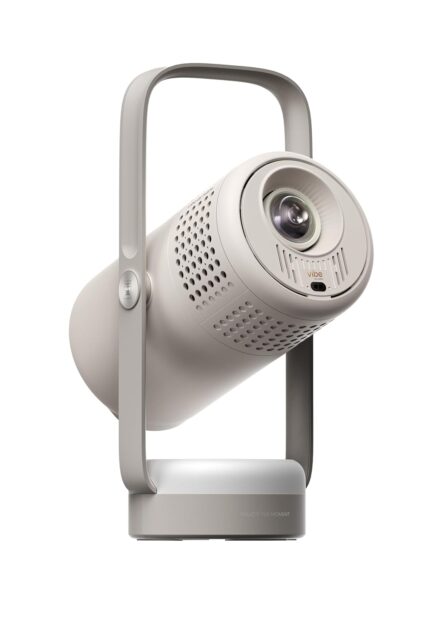 Xgimi Vibe One 1080p Full HD Projector, Official Netflix & Google TV, Supports 4k Ultra HD, Built-in Battery (1.2 Hrs Playtime), 250 ISO Lumens(320 ANSI), 2×3W JBL Speakers, Auto Keystone & Auto Focus