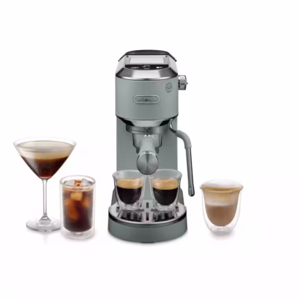 Dedica Duo White Manual Espresso Maker Pistachio Green