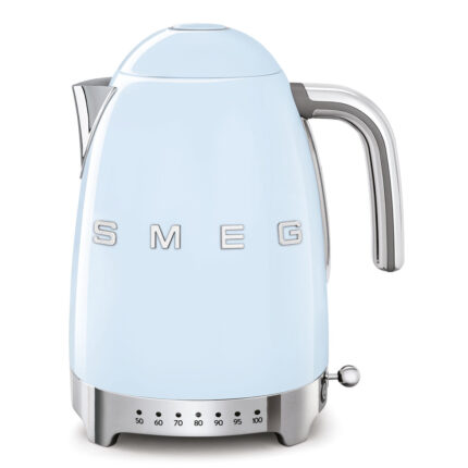 Smeg 1.7L Variable Temperature Kettle (Pastel Blue)