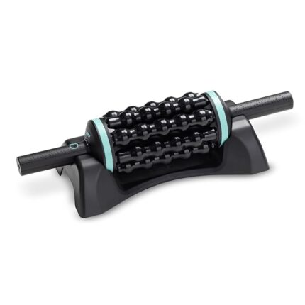CHIRP RPM Rolling Percussive Massager, Percussive Therapy, Whole Body Relief, Deep Tissue and Muscle Recovery, Percussion Massage, Rechargeable, Hands-Free Base, Powerful, 5-Speed Reversible Spin