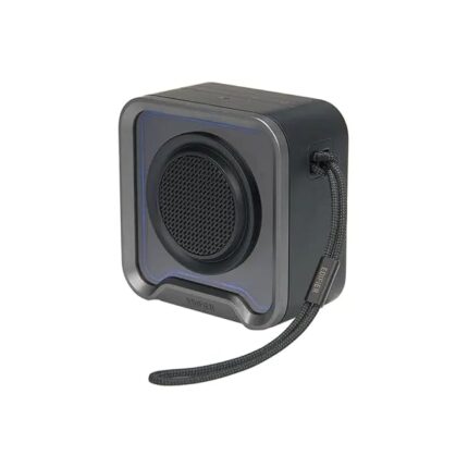 Edifier QS20 Mini Bluetooth Speaker, Portable, Waterproof with Dynamic RGB Light Show, Deep Bass, 12-Hour Playtime, Type-C, App Control, Built-in Mic for Travel, Outdoor, Home, Black